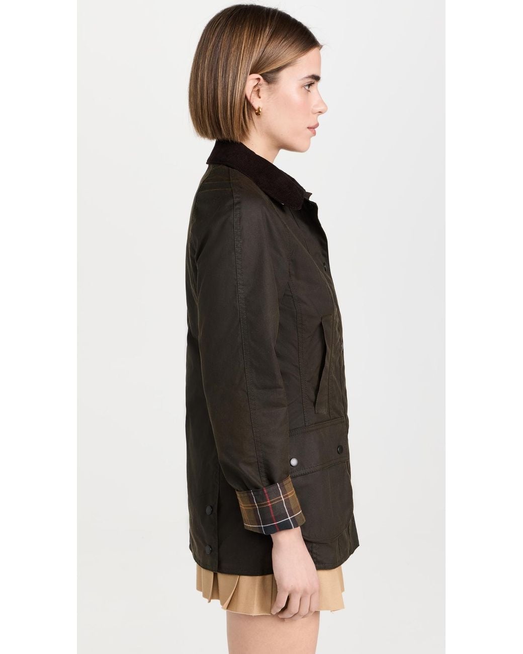 Barbour Black Classic Beadnell Wax Jacket