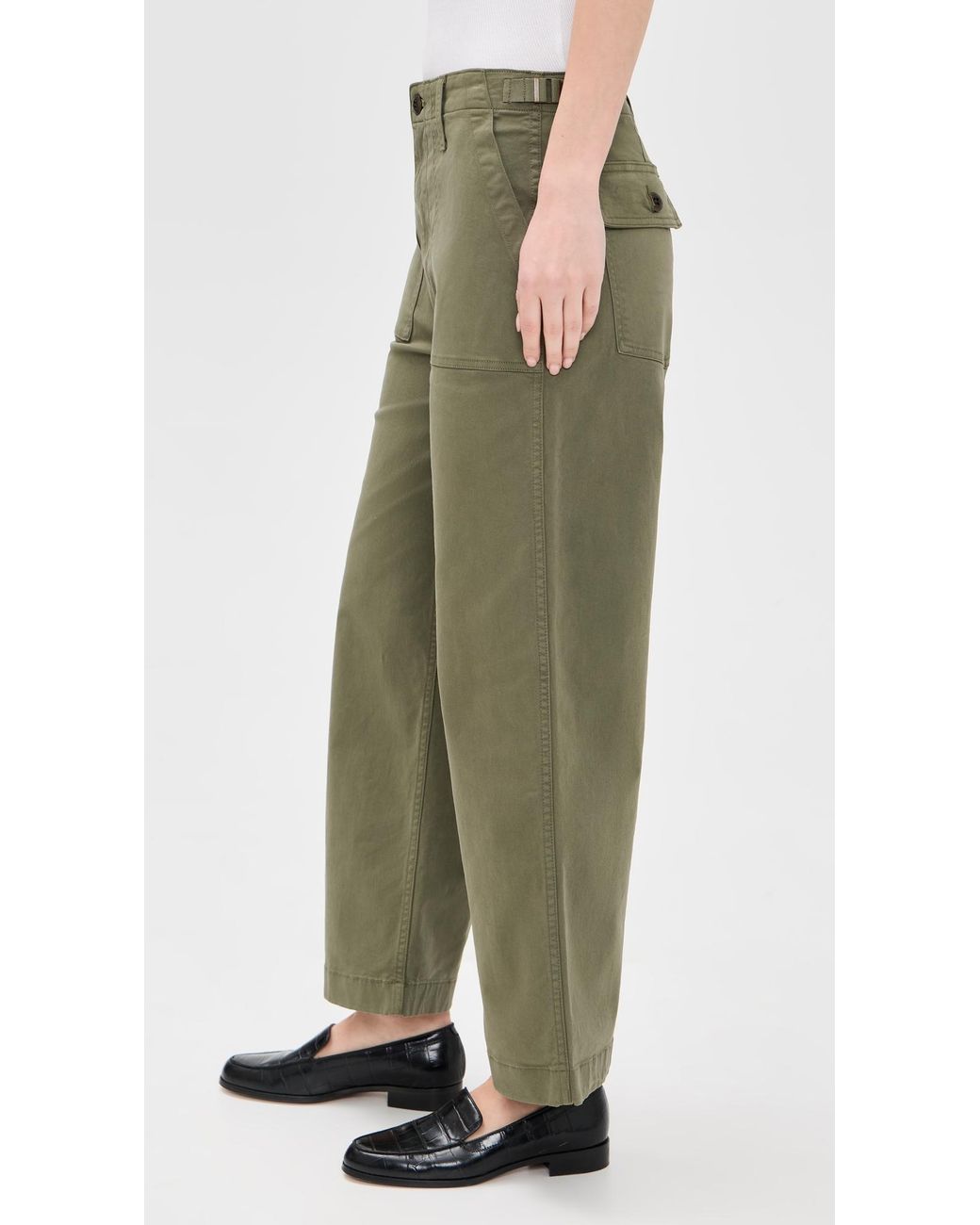 Re/done Green The Trooper Pants