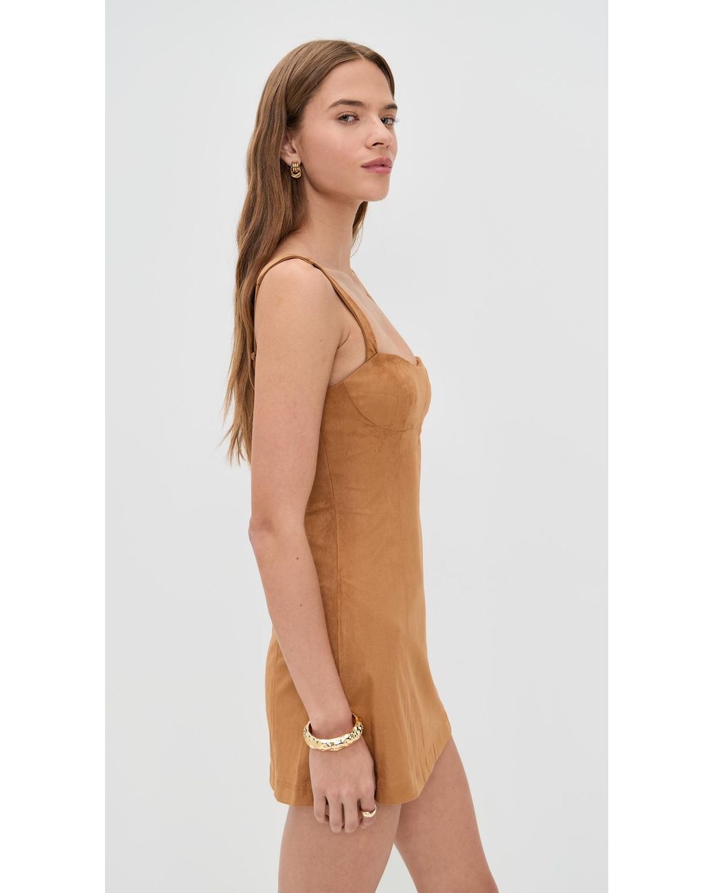 sachin and babi light blue dress New Haute Monde Dress One Size Black Suede Backless Belt Strap Bodycon Midi main image 0