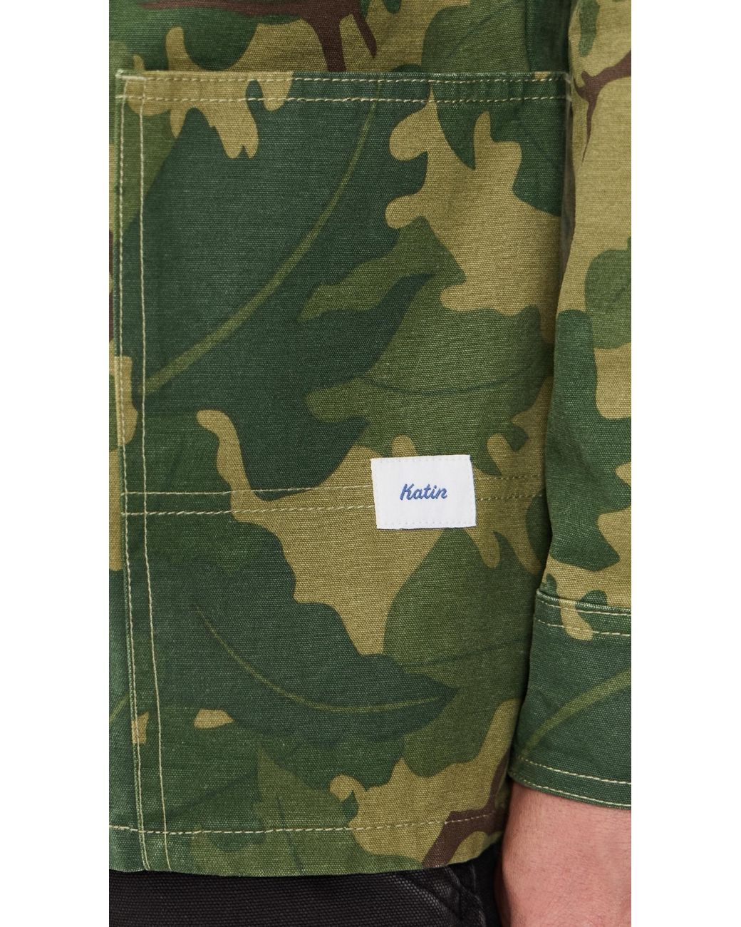 Katin Green Task Shacket for men