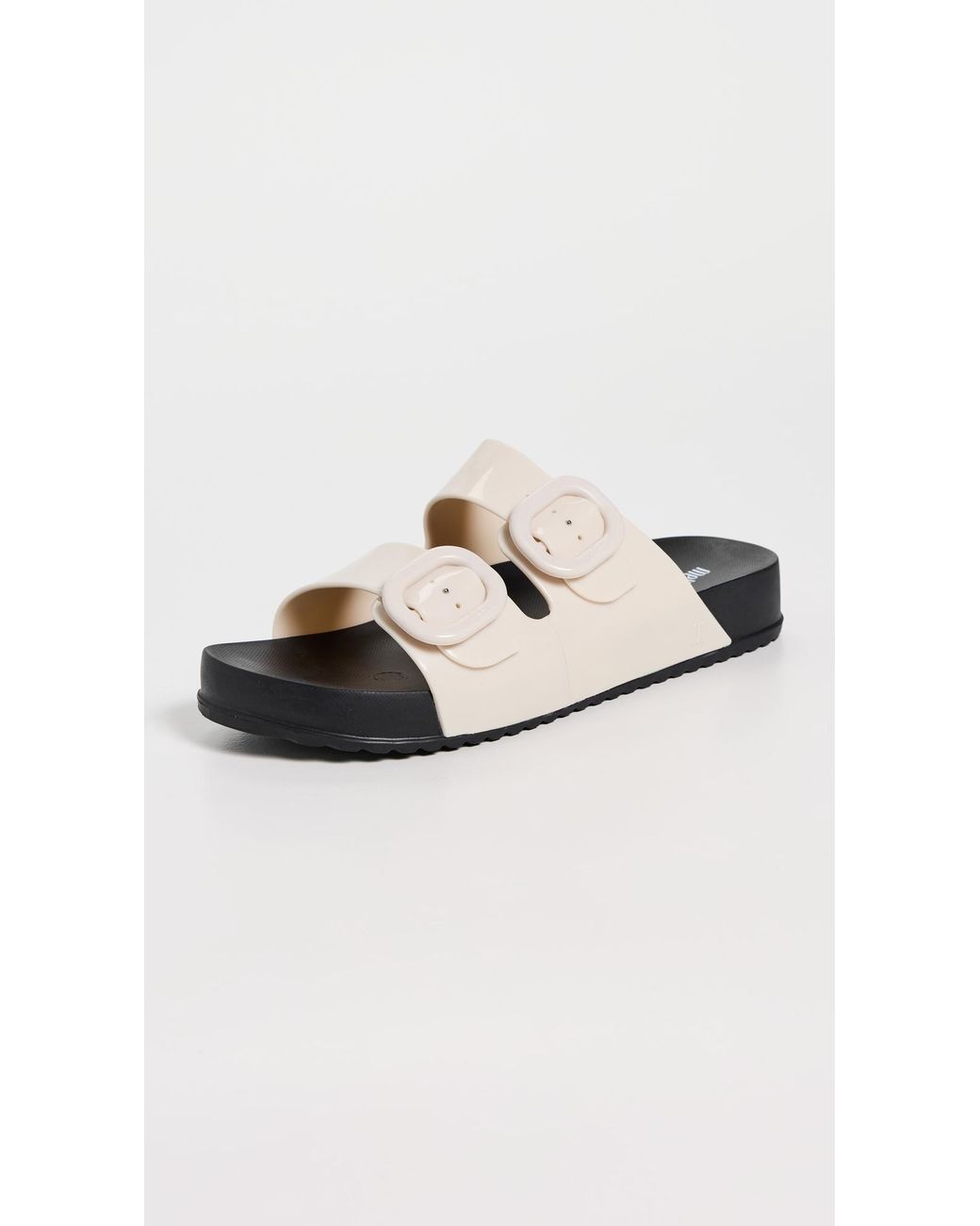Melissa Black Cozy Jelly Slides