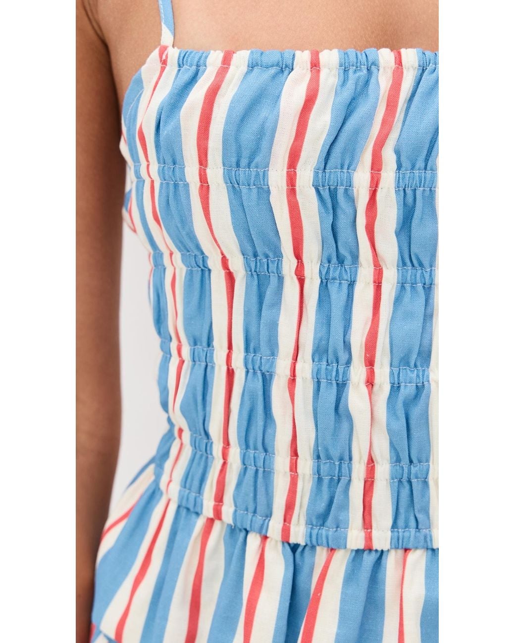 Solid & Striped Blue The Delta Top