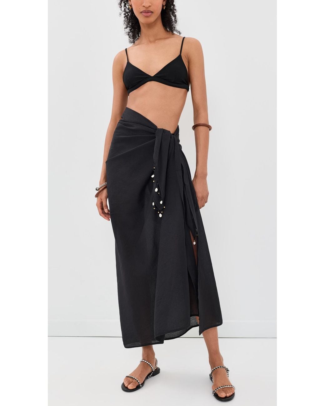 LSPACE Black Mika Sarong