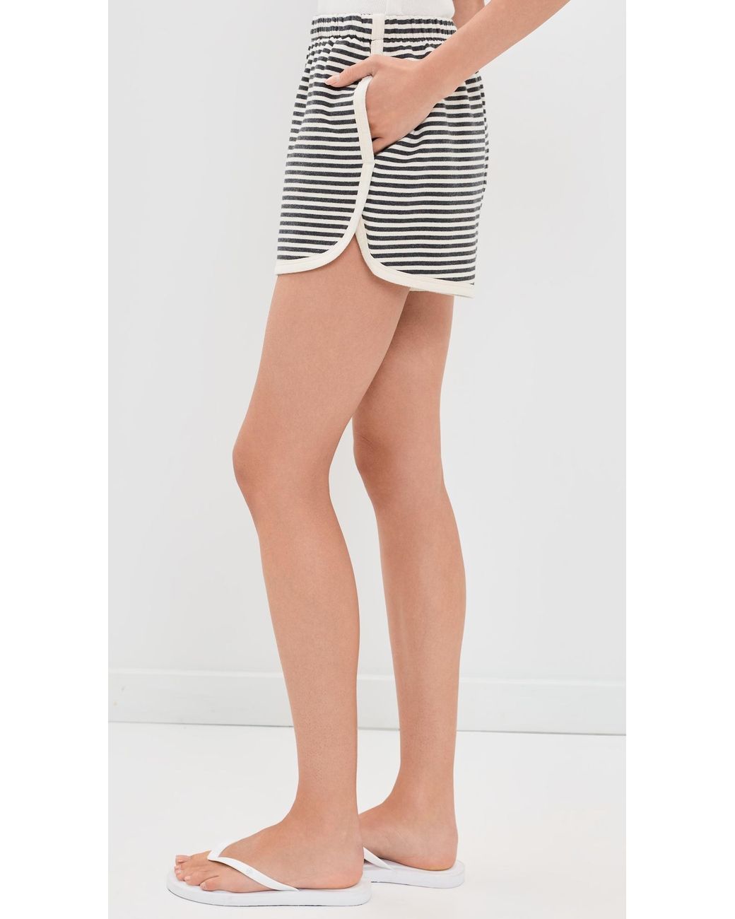 Clare V. Black Le Jogging Shorts
