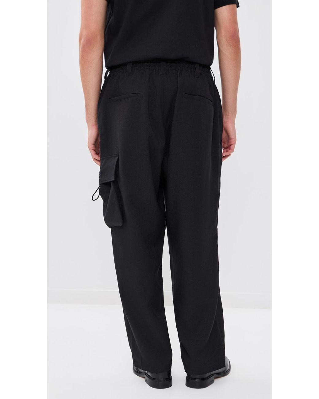 Y-3 Black Cargo Pants for men