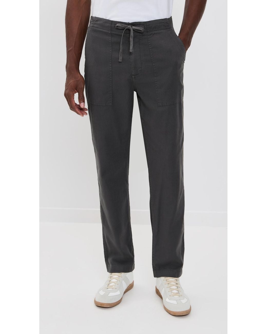 Faherty Brand Black Dune Utility Pants for men
