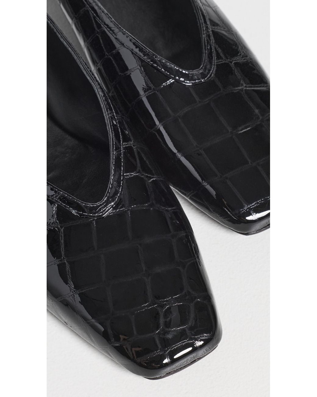 Black Suede Studio Black Ayra Flats