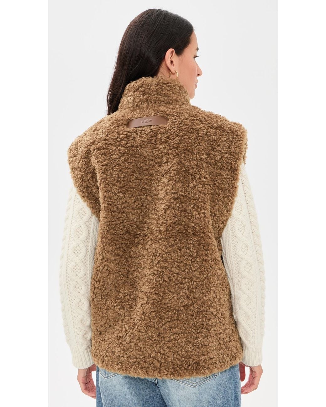Ugg Brown Niah Toggle Vest