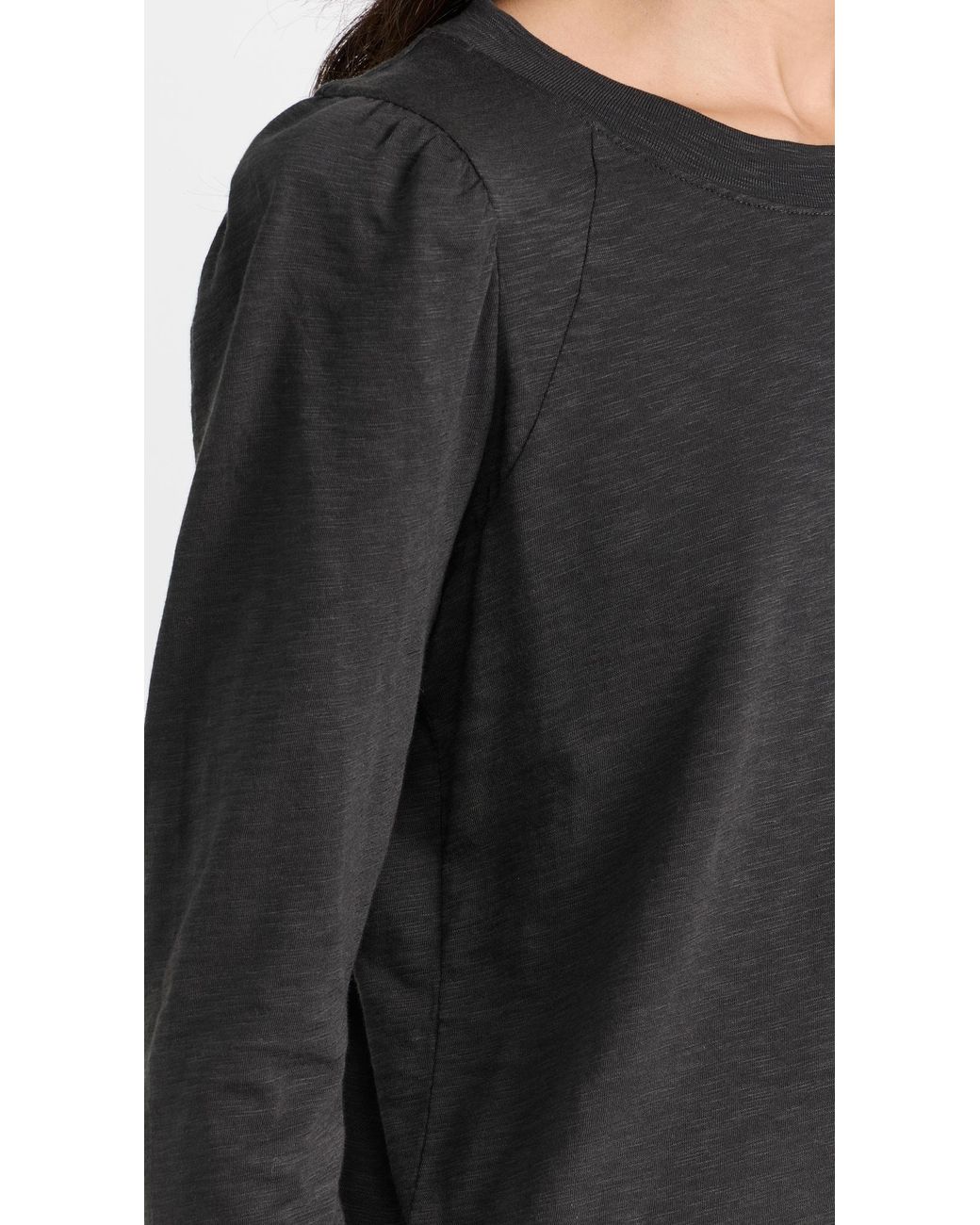 Veronica Beard Black Mason Baseball Tee