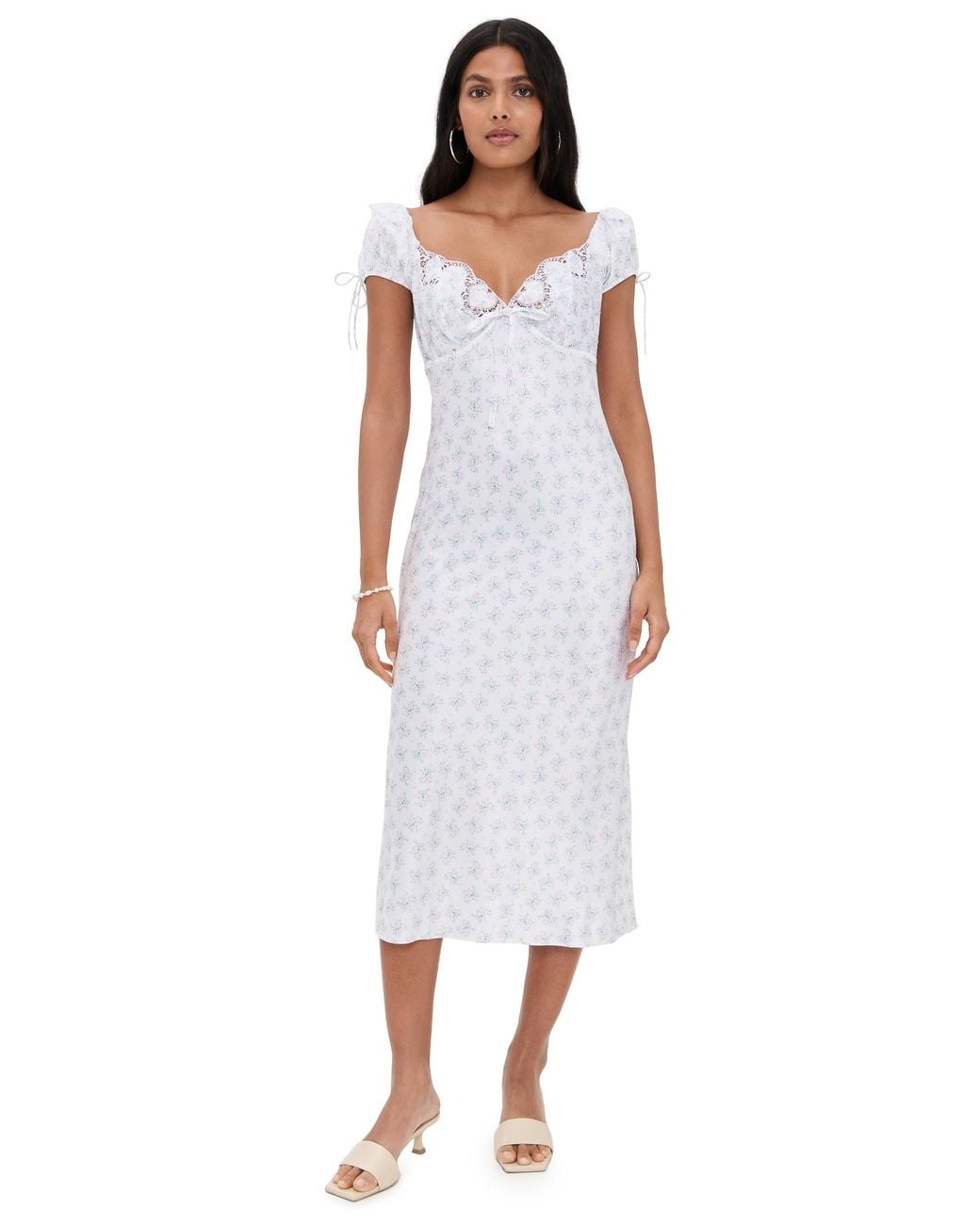 for love and lemons glitter slip dress blue For Love and Lemons Glitter Slip Mini in Blue – TrenLend