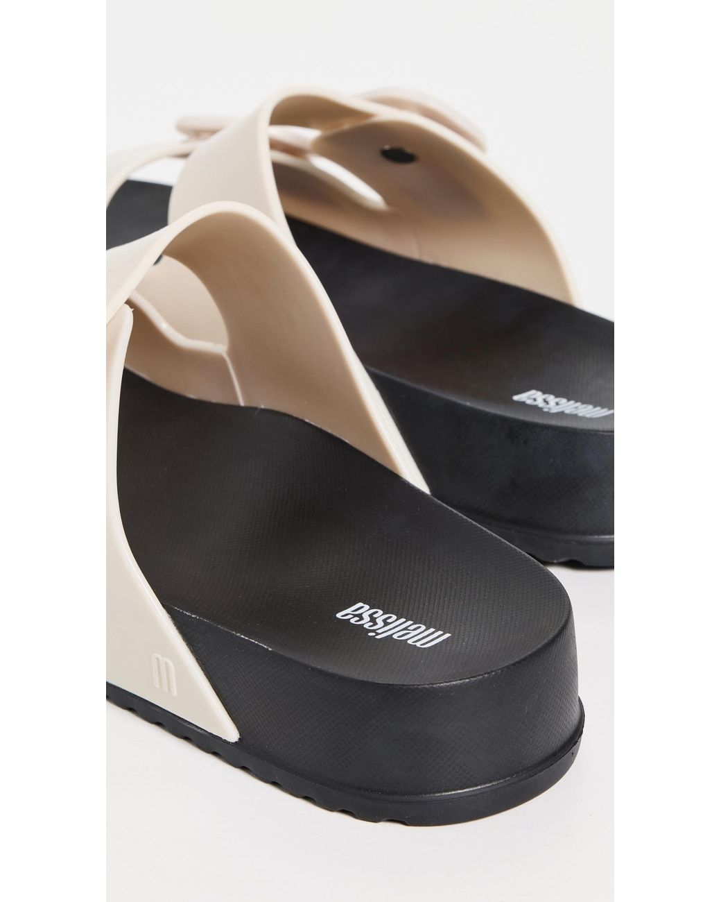 Melissa Black Cozy Jelly Slides