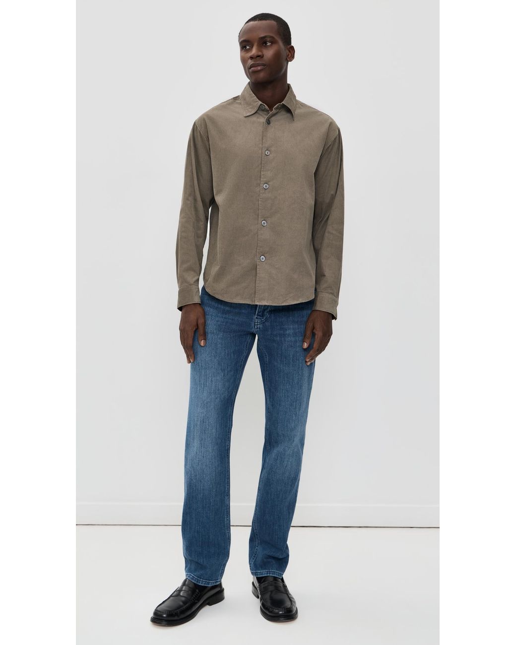 FRAME Multicolor Micro Corduroy Shacket for men