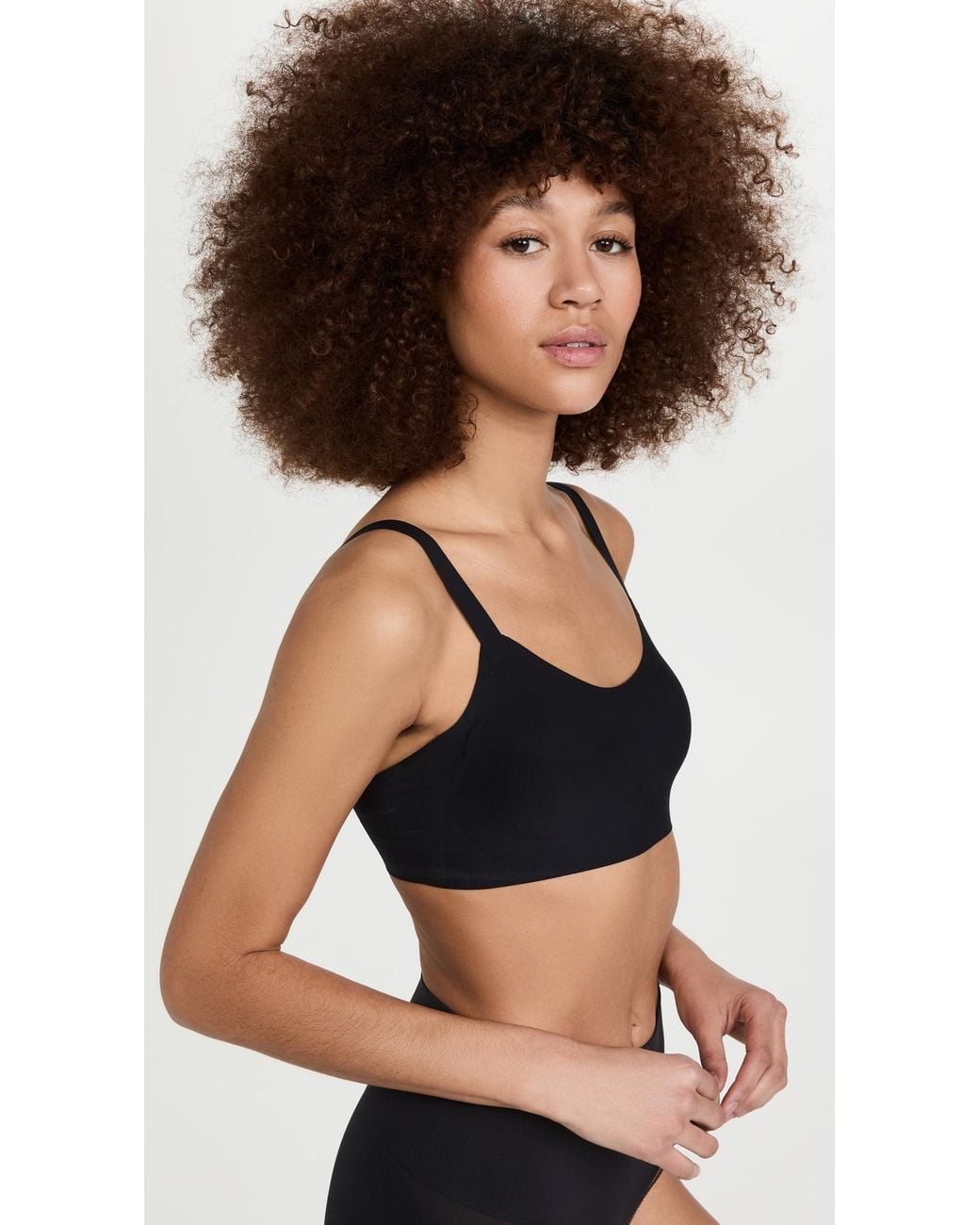Commando Black Butter Soft Support Back Closr Bralette