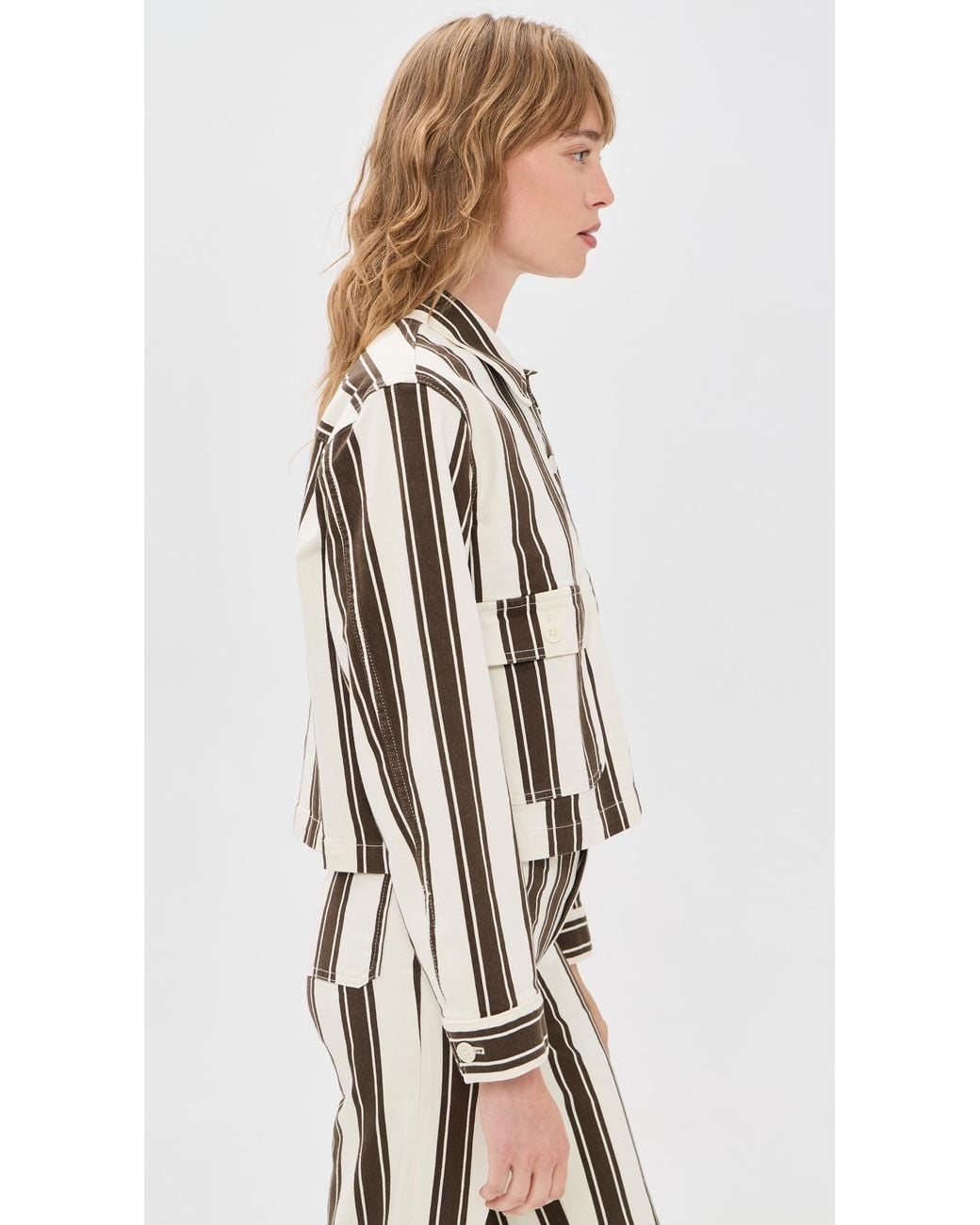 Madewell Black Cropped Button-Front Jacket