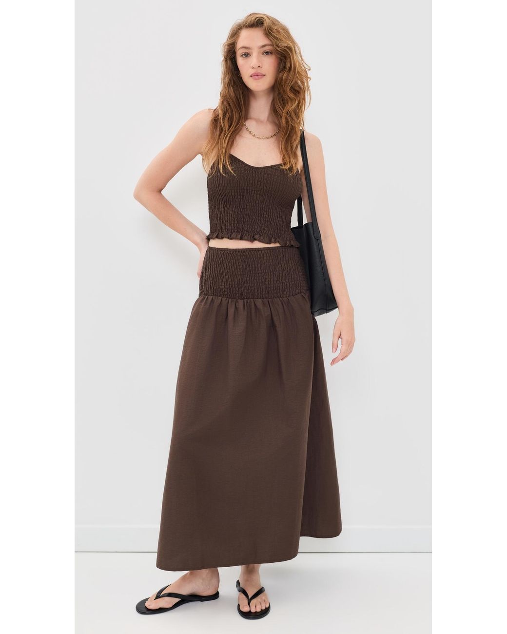 4th & Reckless Brown Lowri Skirt