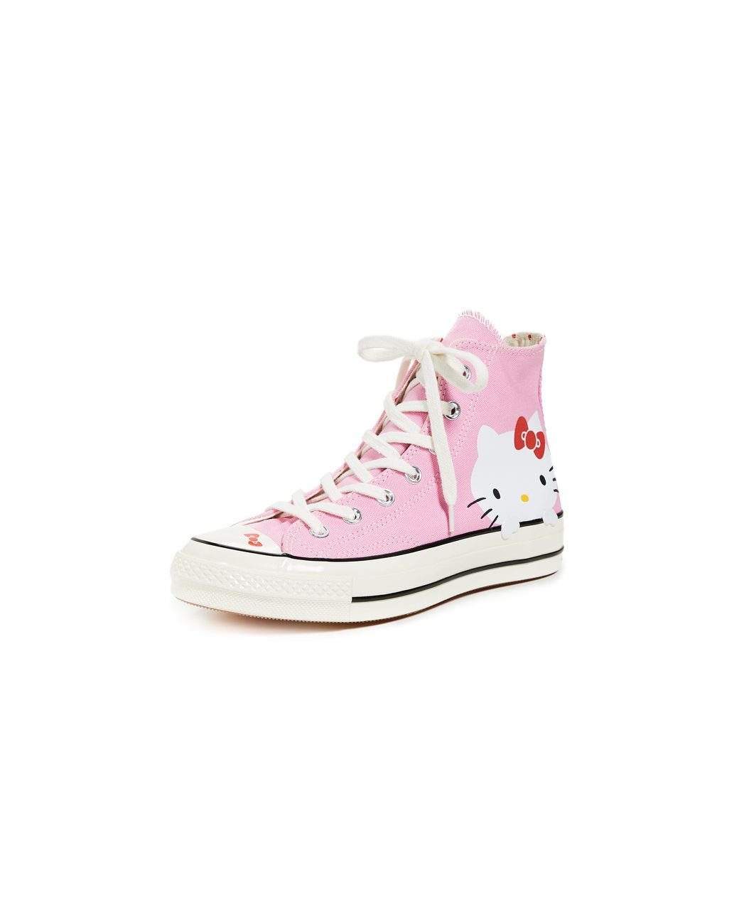 Converse Hello Kitty High Top Sneakers in Pink | Lyst