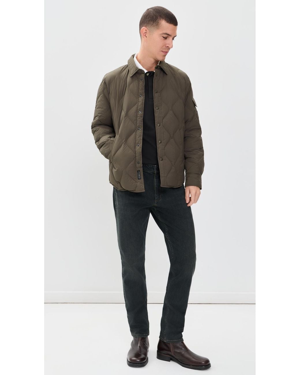 Rag & Bone Brown Dane Shirt Jacket for men