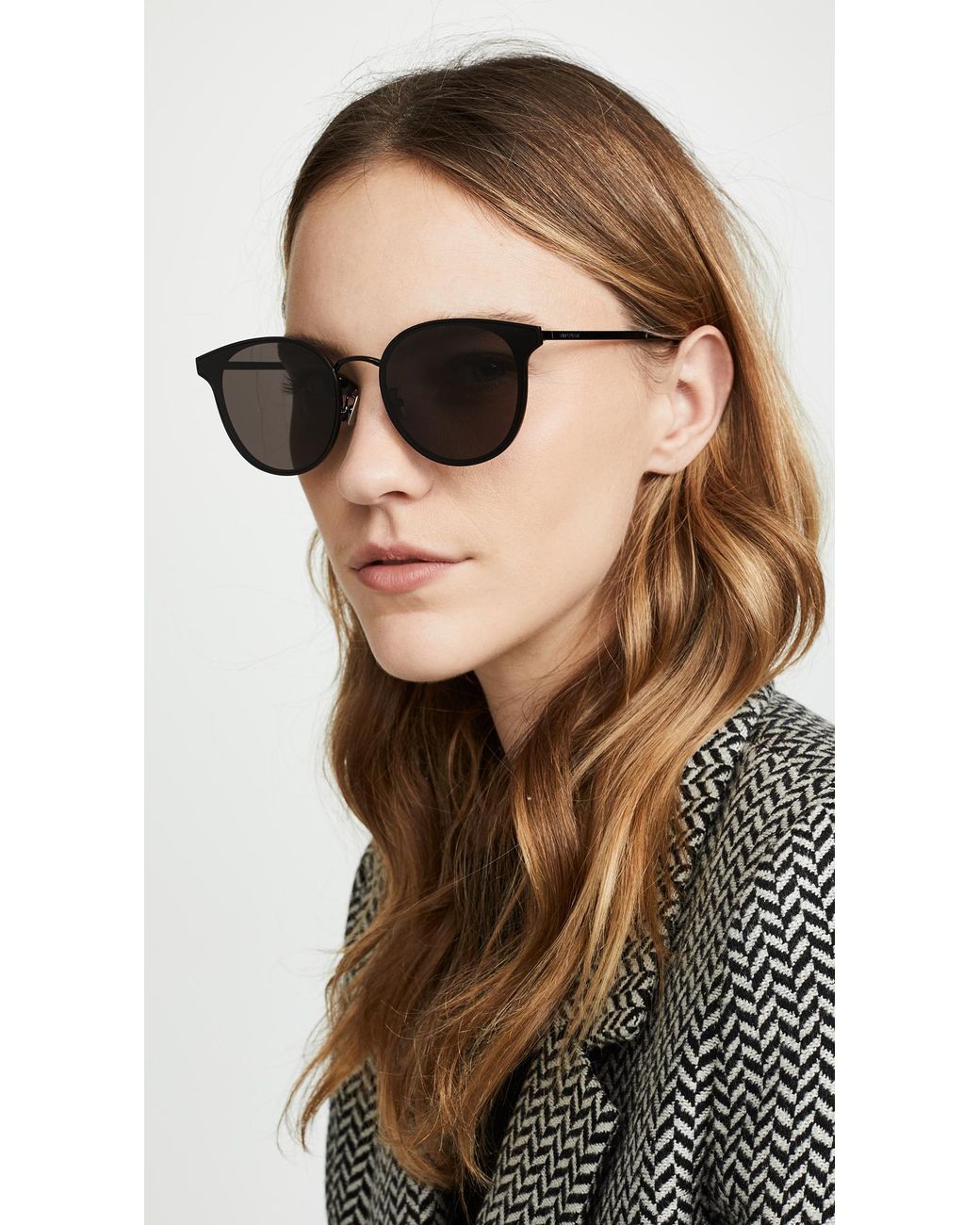 Saint Laurent Sl 271 Round Metal Sunglasses in Black Lyst