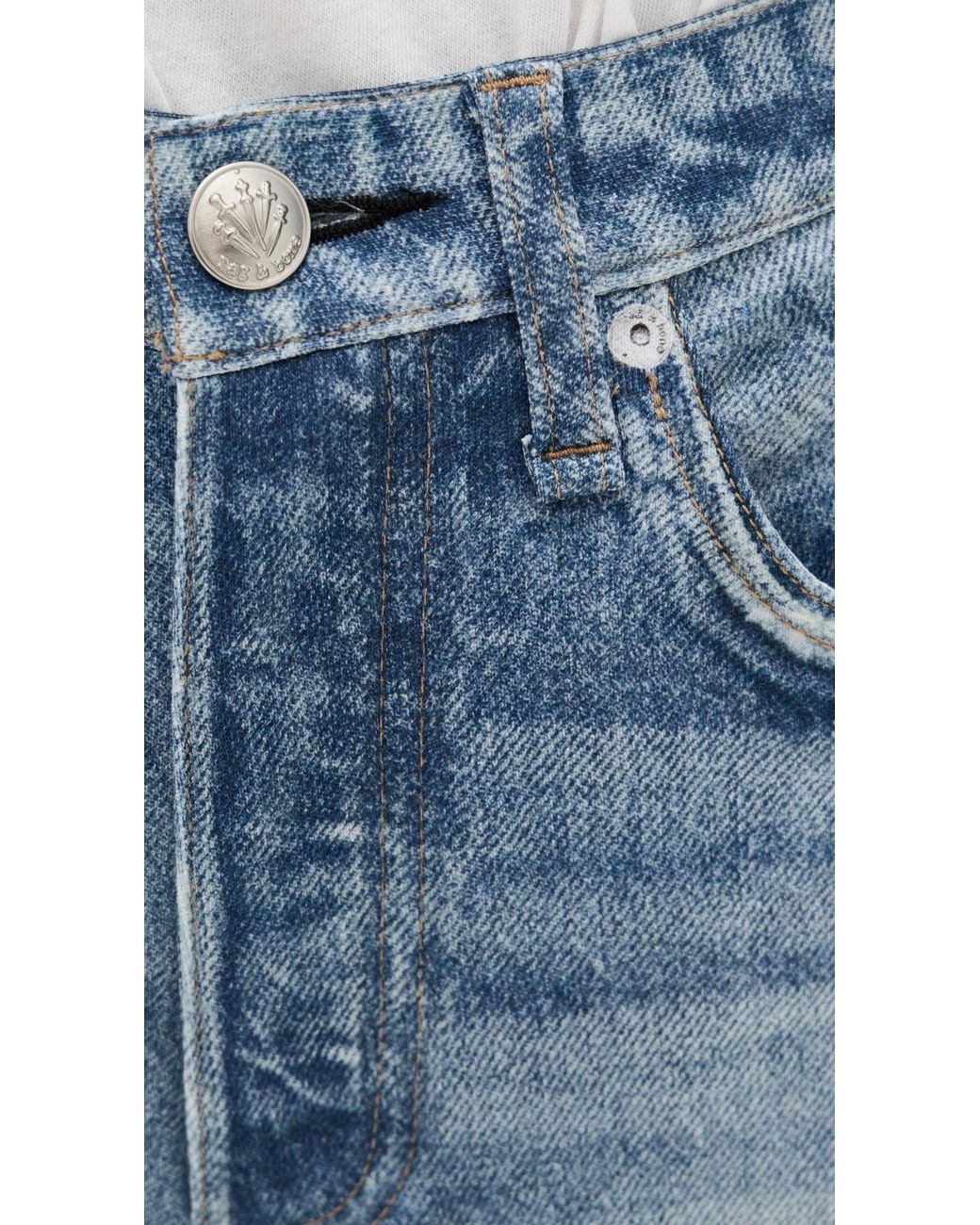 Rag & Bone Blue Rb Miramar Terry Sofie Wide Pants
