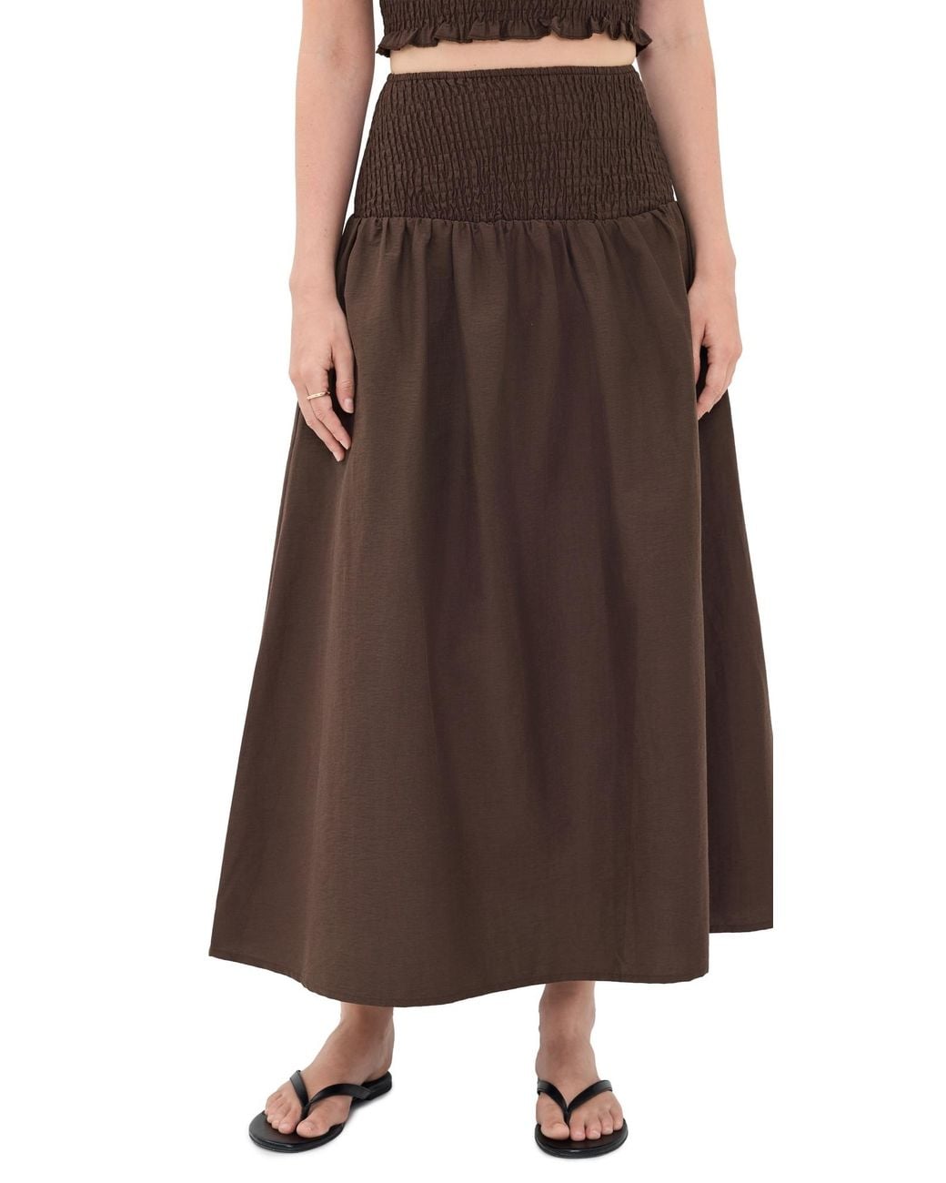4th & Reckless Brown Lowri Skirt