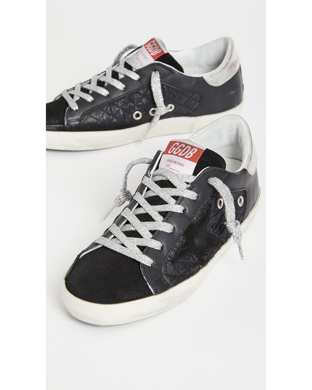 golden goose superstar quilted sneakers