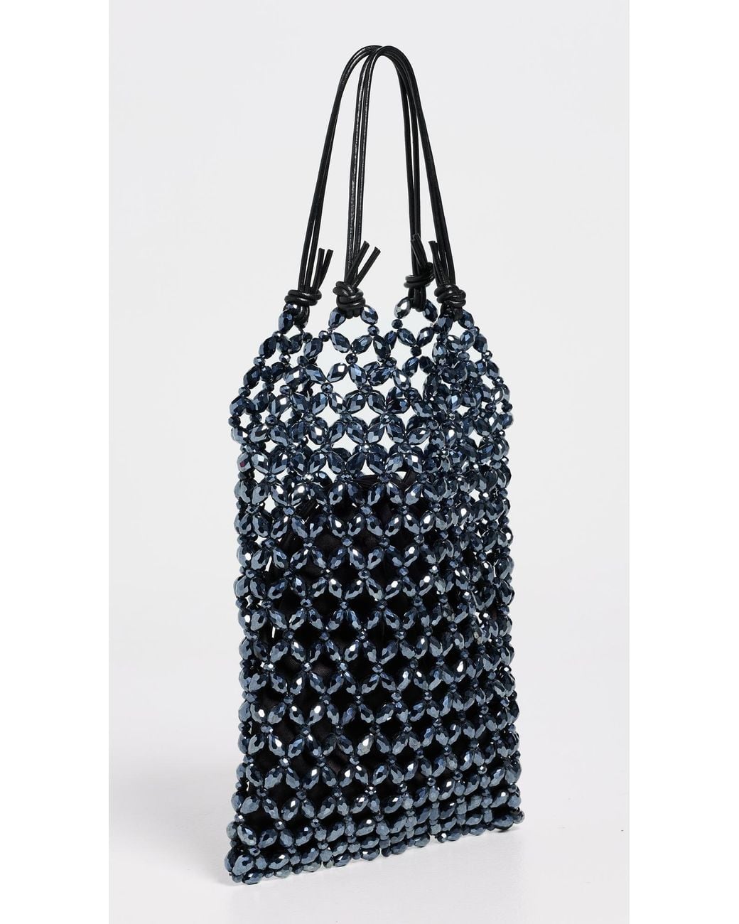 Staud Black Karla Beaded Bag
