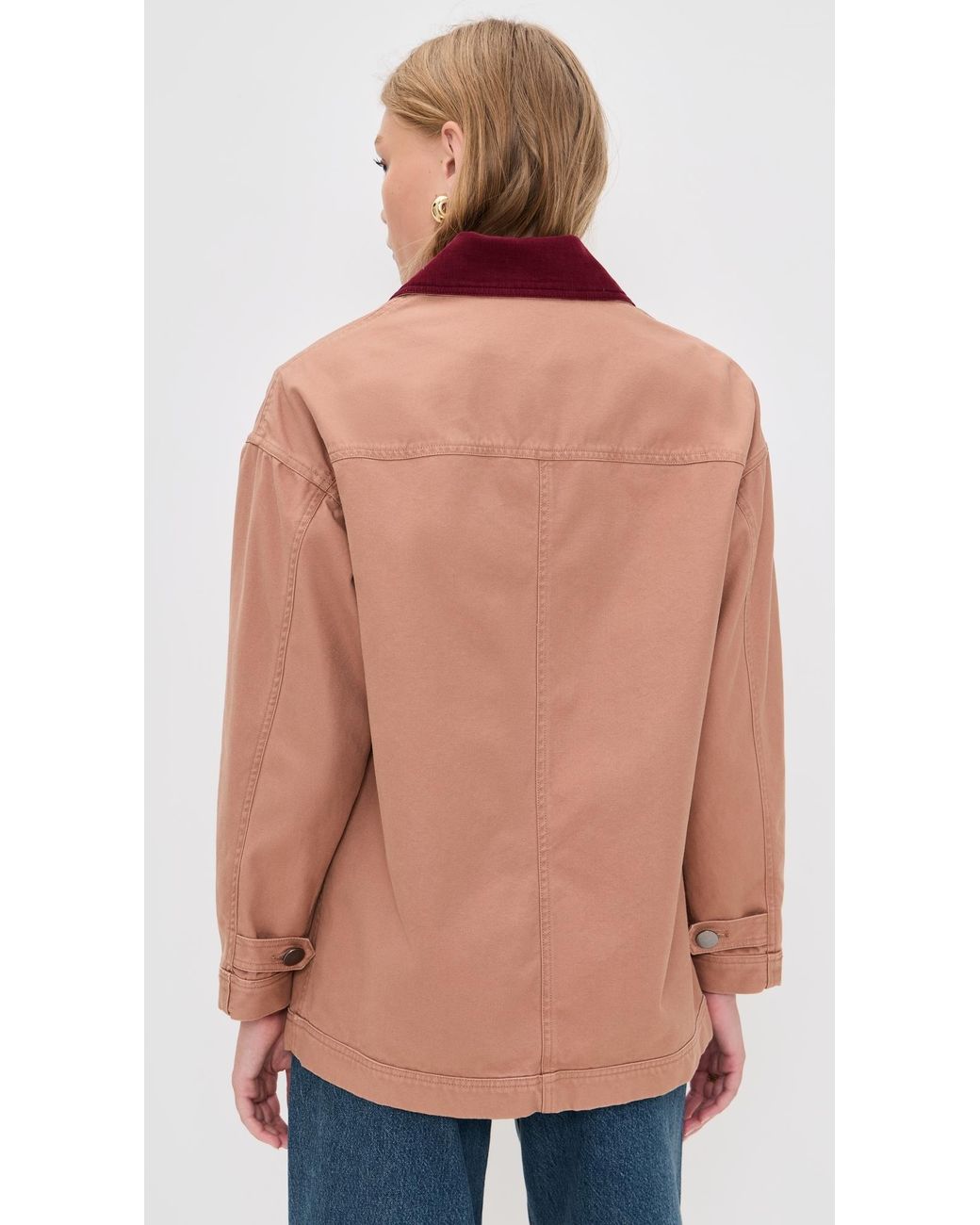 Le Bos Multicolor Dree Mid- Length Oversized Barn Jacket