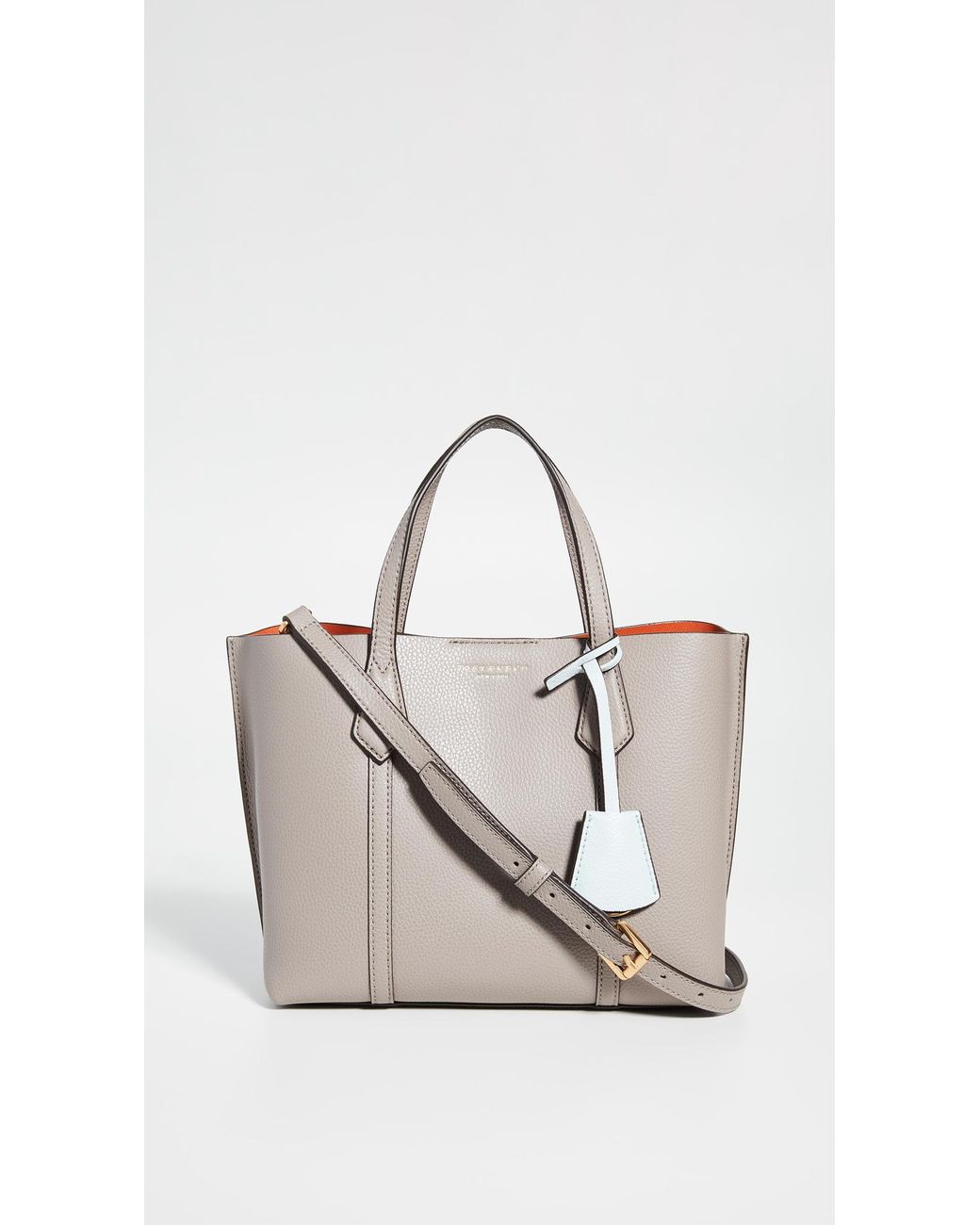 Tory Burch Perry Small Tote Bag in Grey