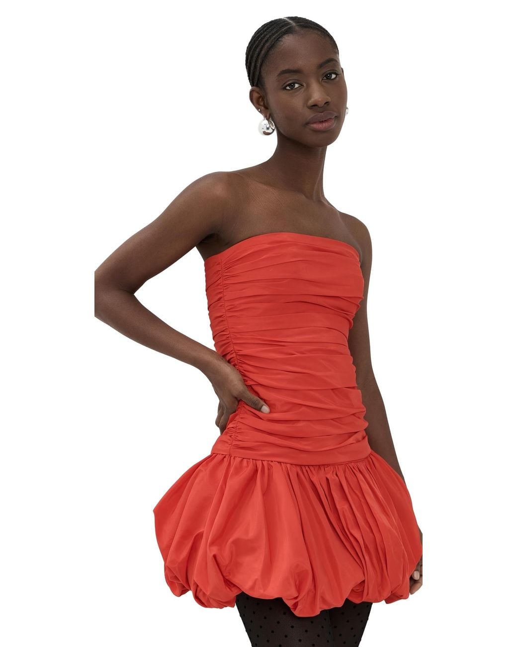 knee length dresses for ladies Amur Catrina Mini Dress in Red Rock