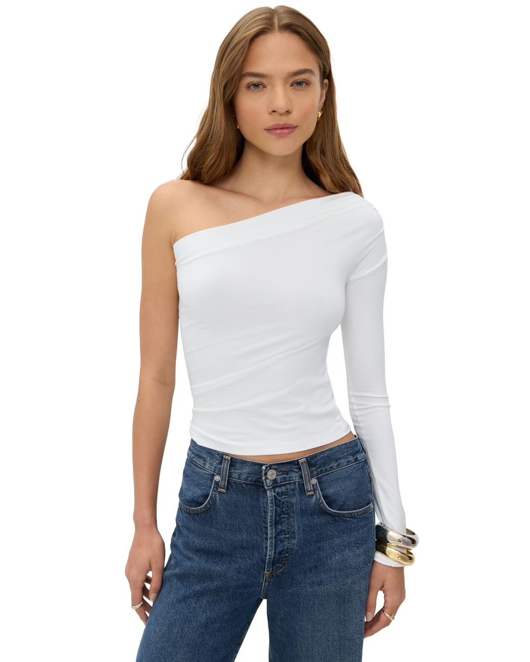 Le Bos White Gianna Top