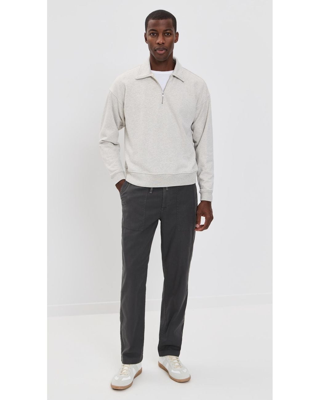 Faherty Brand Black Dune Utility Pants for men