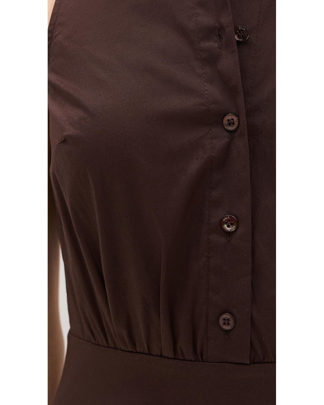 staud romy dress brown STAUD, Romy Dress in Huntington Stripe, Size 12