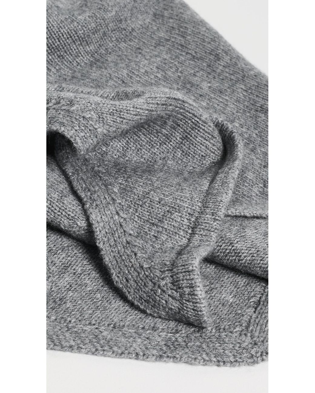 Veronica Beard Gray Drezel Knit Scarf