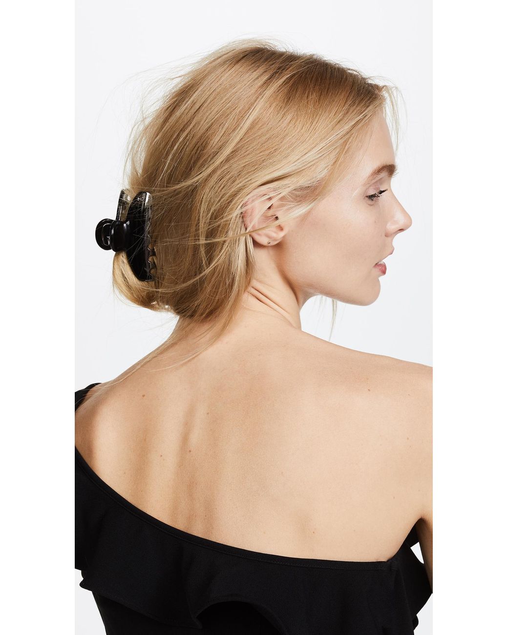 Alexandre De Paris Pince Medium Hair Clip in Black | Lyst Alexandre De Paris Pince Medium Hair Clip in Black | Lyst