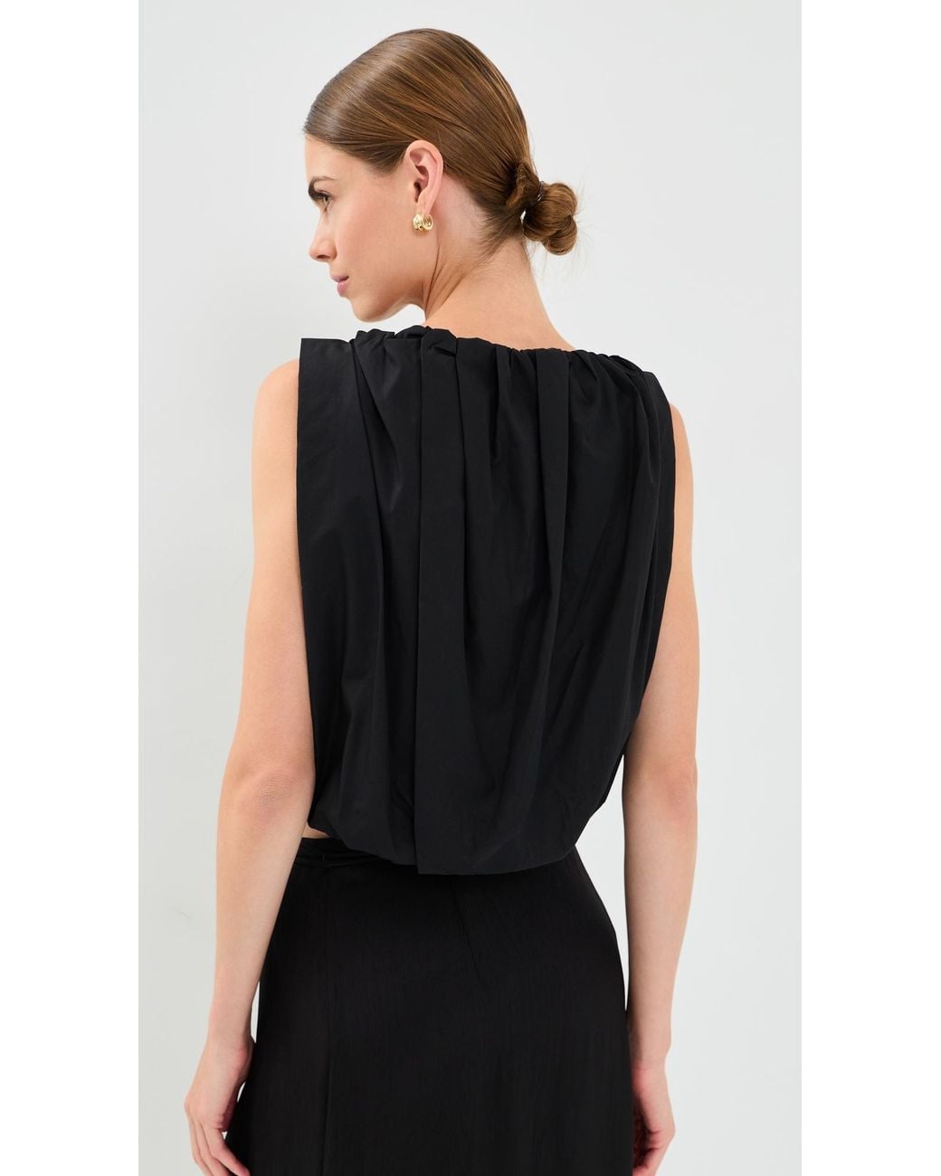 Co. Black Bubble Top