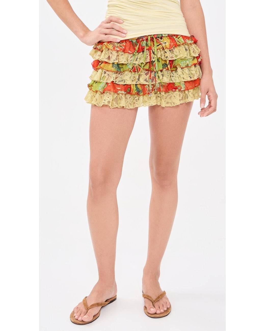 Siedres Black Ruby Mini Skirt