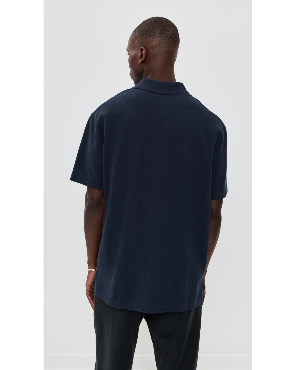 Maison Kitsuné Blue Fox Head Patch Comfort Polo for men