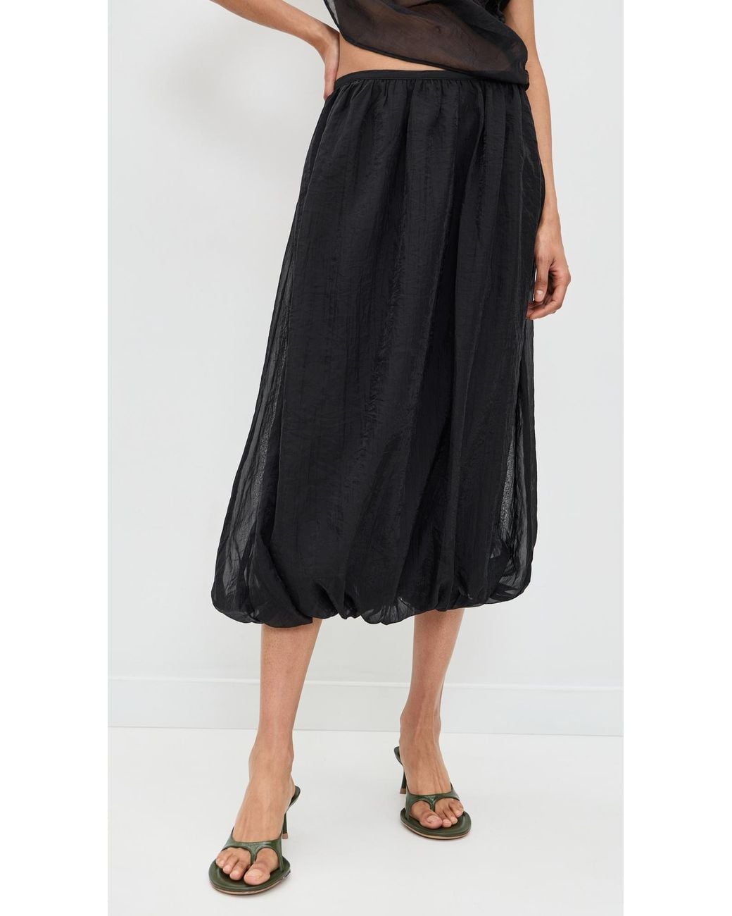 Lioness Black Intuition Bubble Midi