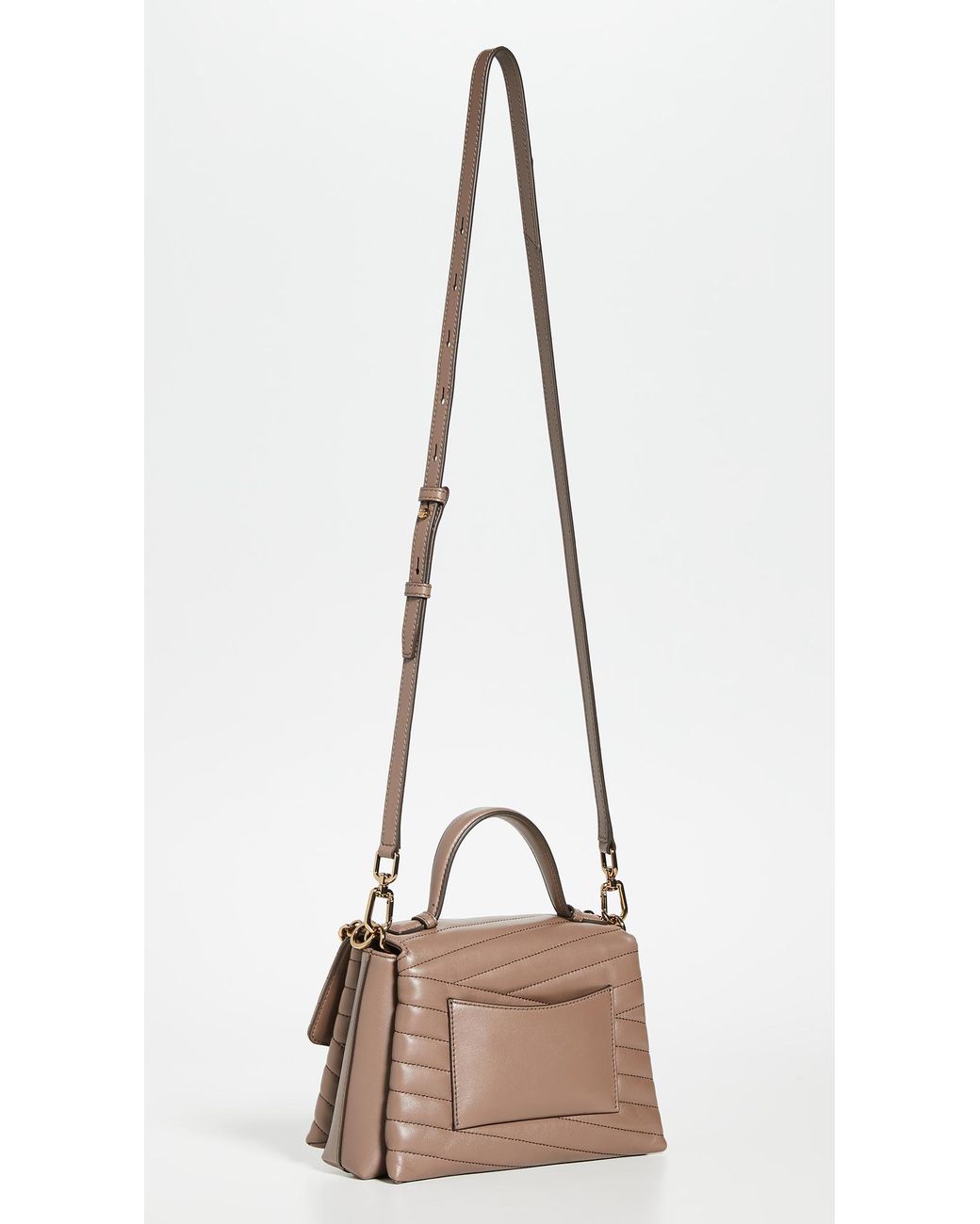 Tory Burch Kira Chevron Small Top-handle Satchel | Lyst