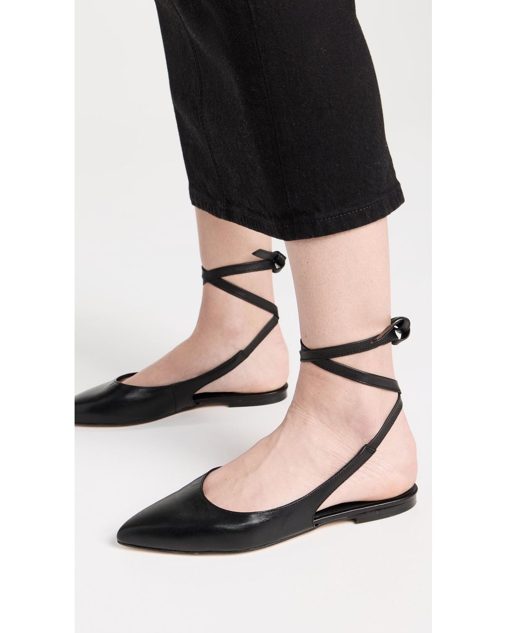 Alohas Ribbon Ballet Flats in Black Lyst