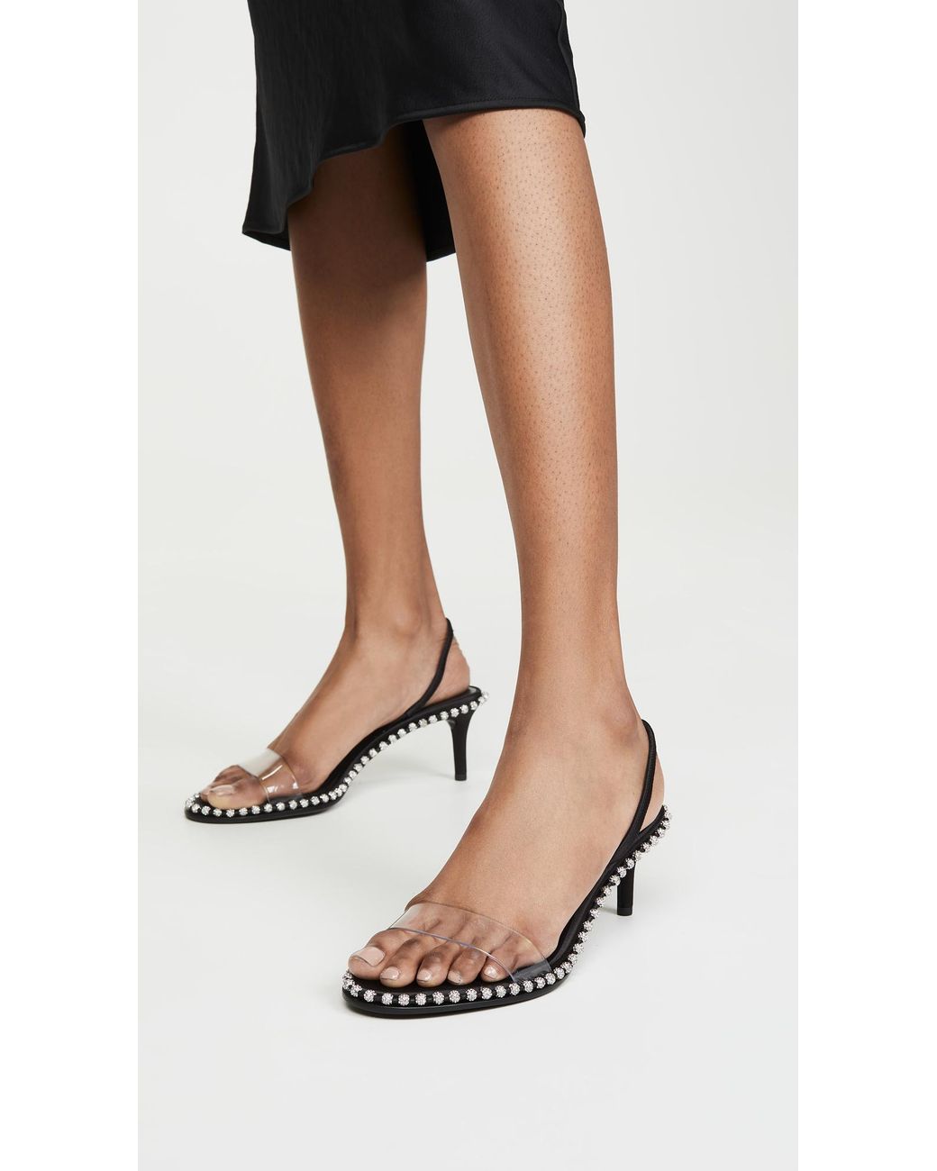 Alexander Wang Satin Nova Low Crystal 