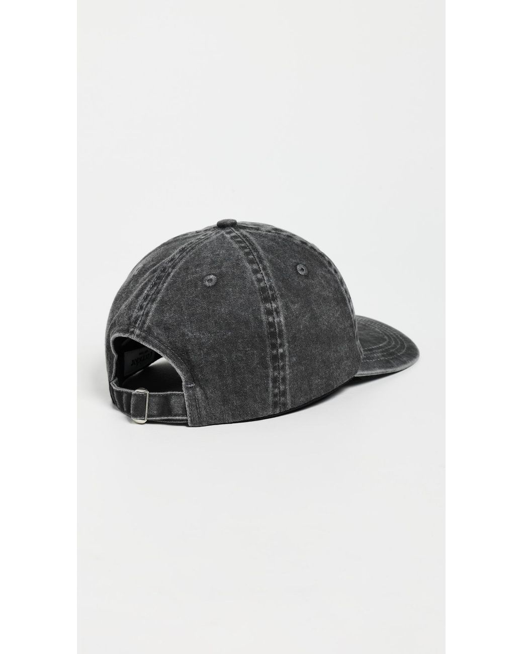Corridor NYC Black Washed Script Cap for men