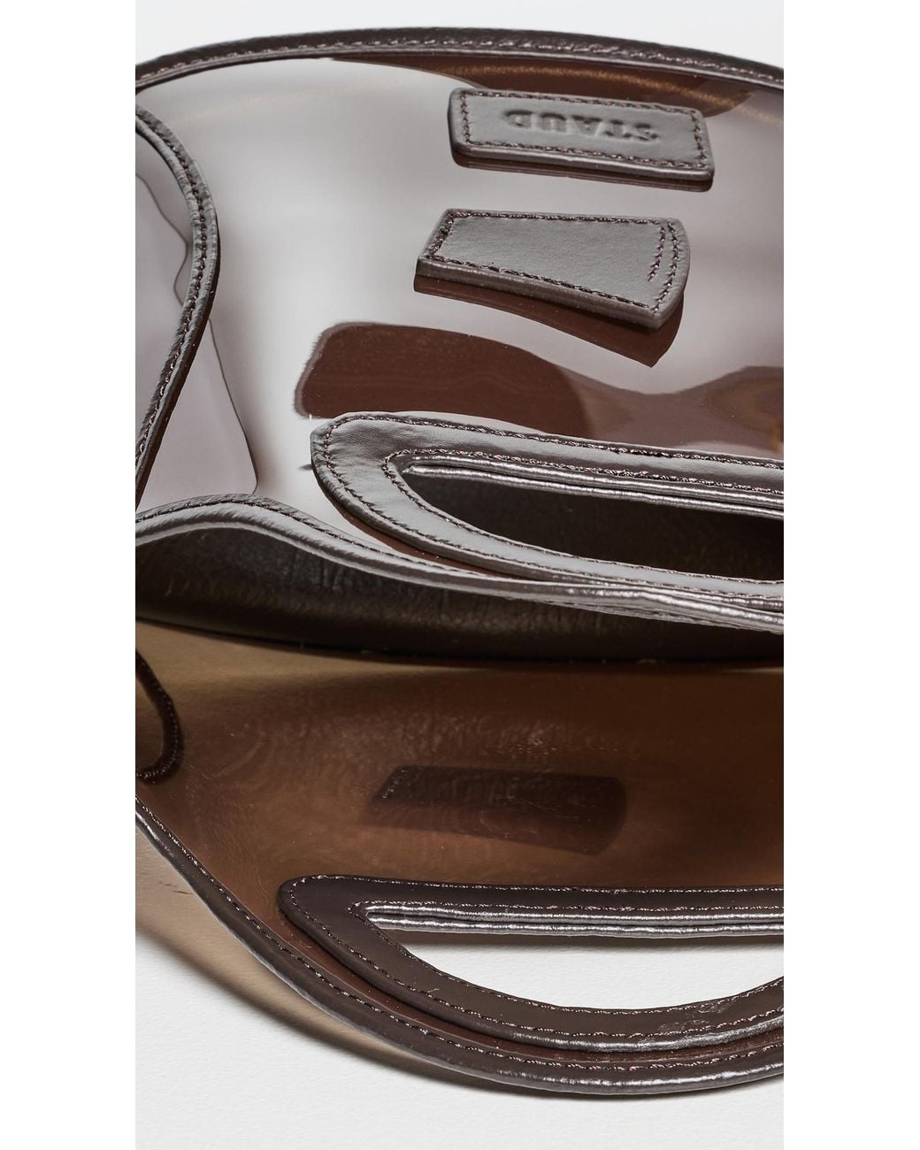 Staud Brown Cleo Fish Tote