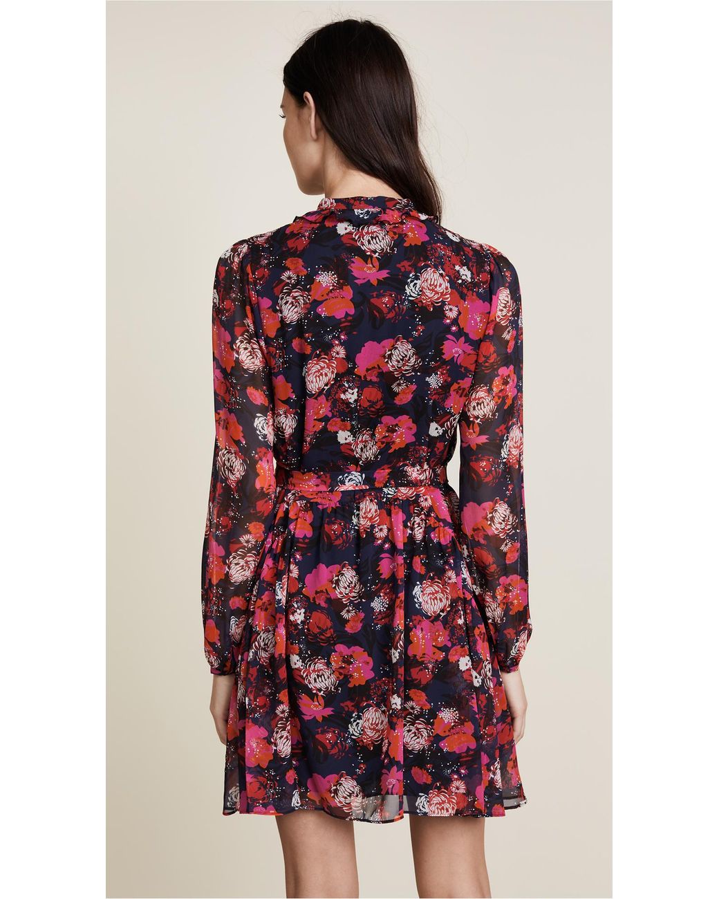 saloni tilly ruffle dress