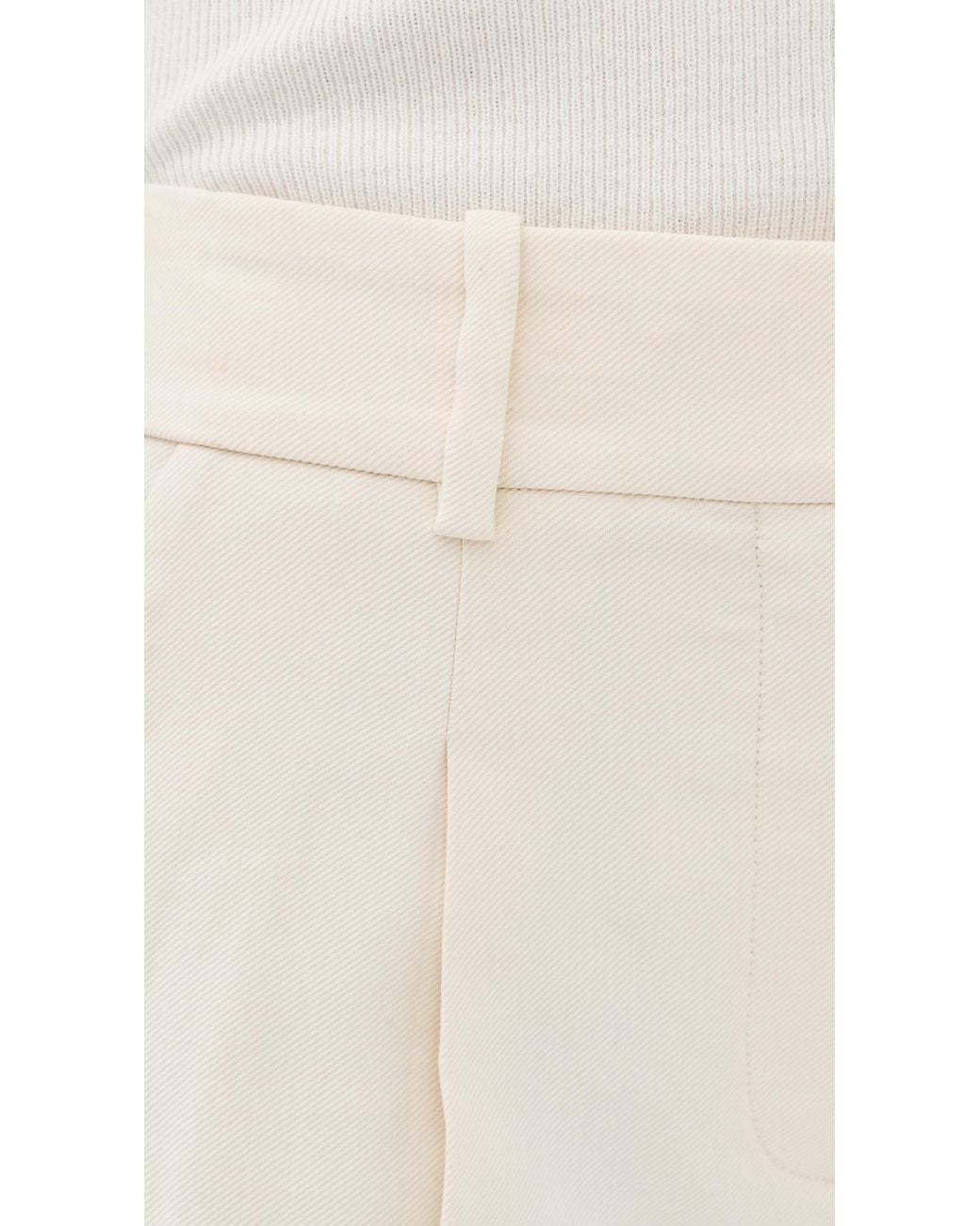 Veronica Beard White Craig Shorts