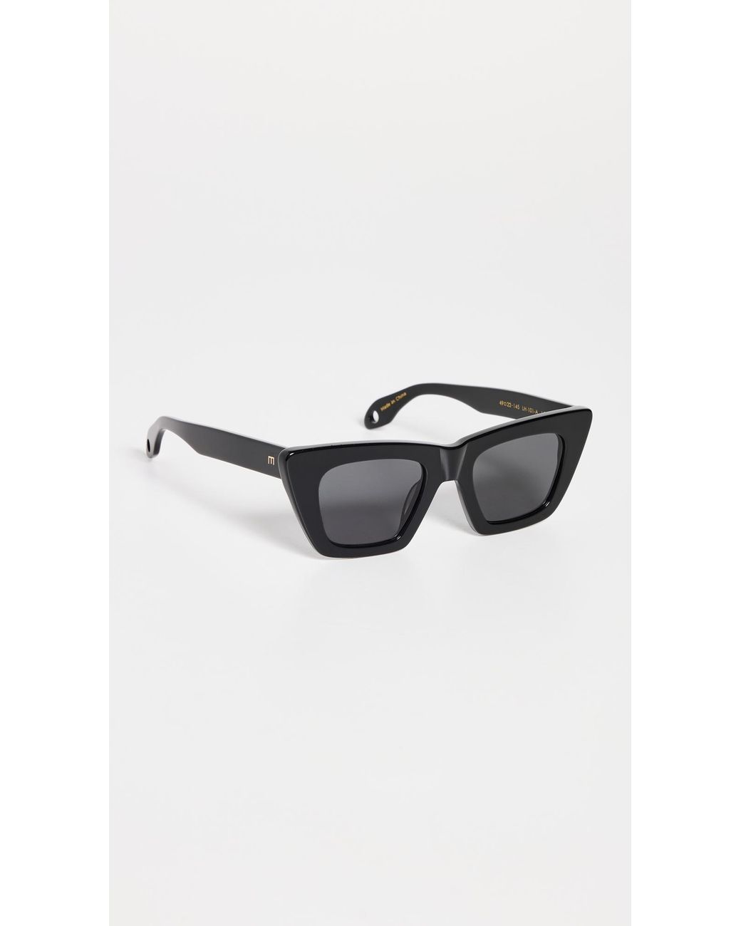 Elisa Johnson Black Lori Sunglasses