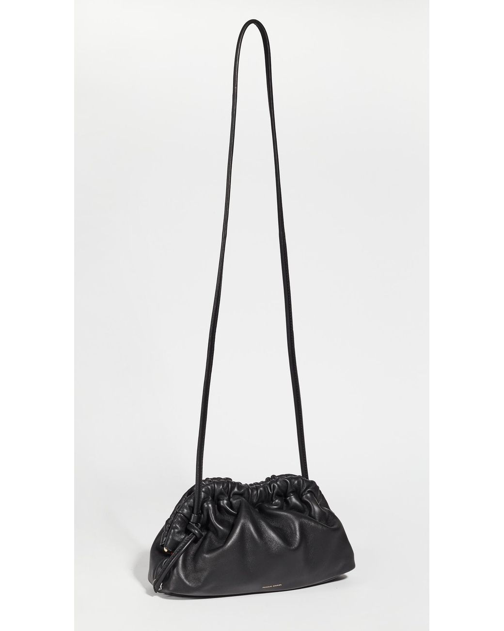 Mansur Gavriel Black Mini Cloud Clutch