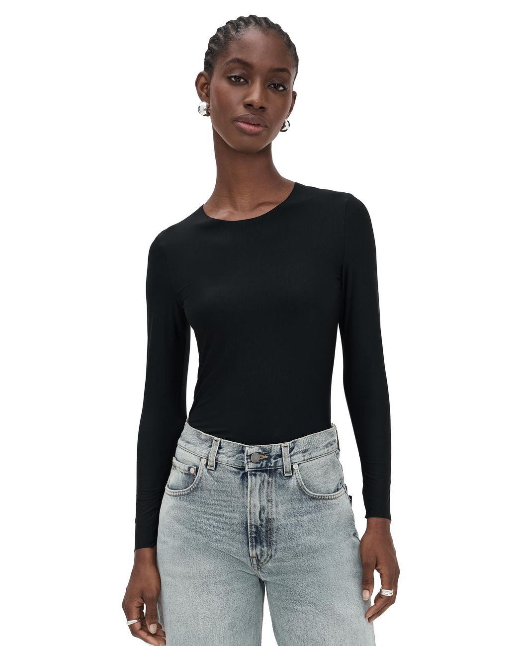 Commando Black Butter Long Sleeve Crew Neck