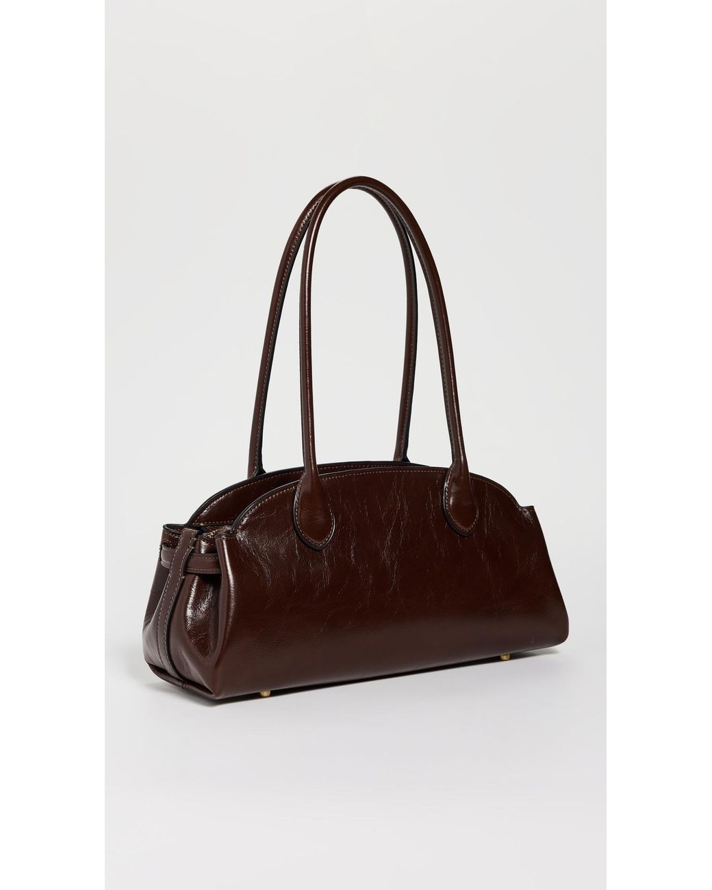 COACH Glazed Leather Empire Carryall Bag 34 in Brown | Lyst