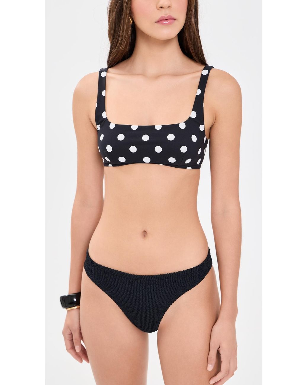 Hunza G Black Colette Bikini Set